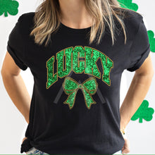 Load image into Gallery viewer, Lucky Glitter Bow