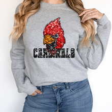 Load image into Gallery viewer, Cardinals Sequin Mascot