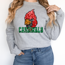 Load image into Gallery viewer, Cardinals Sequin Mascot