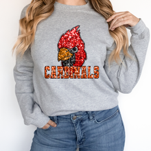 Load image into Gallery viewer, Cardinals Sequin Mascot