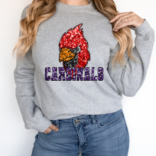 Load image into Gallery viewer, Cardinals Sequin Mascot