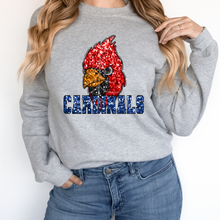 Load image into Gallery viewer, Cardinals Sequin Mascot