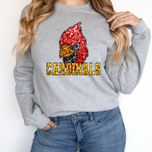 Load image into Gallery viewer, Cardinals Sequin Mascot