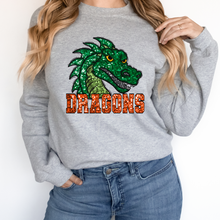 Load image into Gallery viewer, Dragons Sequin Mascot