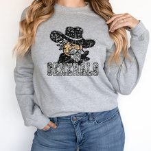 Load image into Gallery viewer, Generals Sequin Mascot