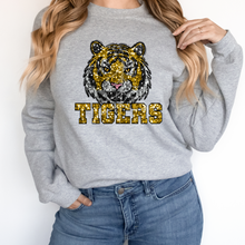 Load image into Gallery viewer, Golden Tiger Sequin Mascot