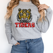 Load image into Gallery viewer, Golden Tiger Sequin Mascot