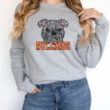 Load image into Gallery viewer, Gray Bulldogs Sequin Mascot