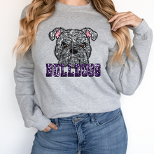 Load image into Gallery viewer, Gray Bulldogs Sequin Mascot