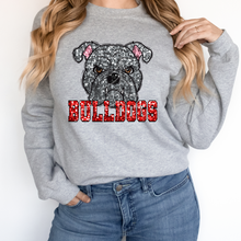 Load image into Gallery viewer, Gray Bulldogs Sequin Mascot