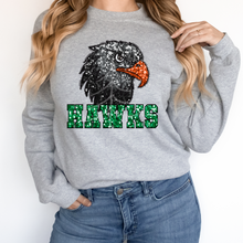 Load image into Gallery viewer, Hawks Sequin Mascot
