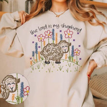 Load image into Gallery viewer, The Lord Is My Shepard Faux Embroidery