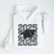 Load image into Gallery viewer, Stacked Grad Cap 2025
