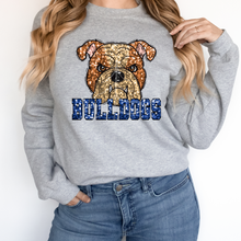 Load image into Gallery viewer, Tan Bulldogs Sequin Mascot