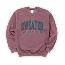 Load image into Gallery viewer, Varsity Sweater Weather Distressed
