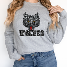Load image into Gallery viewer, Wolves Sequin Mascot