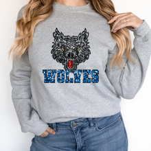 Load image into Gallery viewer, Wolves Sequin Mascot