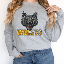 Load image into Gallery viewer, Wolves Sequin Mascot