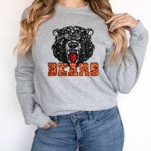 Load image into Gallery viewer, Black Bears Sequin Mascot