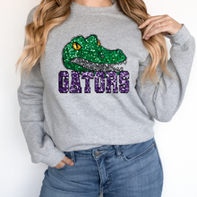 Load image into Gallery viewer, Gators Sequin Mascot