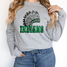 Load image into Gallery viewer, Indians Sequin Mascot