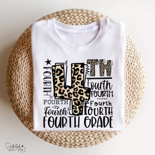 Load image into Gallery viewer, Leopard Grades Typography