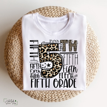 Load image into Gallery viewer, Leopard Grades Typography