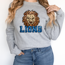 Load image into Gallery viewer, Lions Sequin Mascot