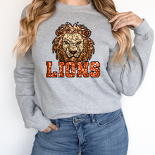 Load image into Gallery viewer, Lions Sequin Mascot