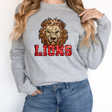 Load image into Gallery viewer, Lions Sequin Mascot