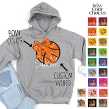 Load image into Gallery viewer, Bow Glitter Basketball *UNSP EXCLUSIVE*
