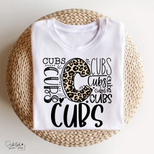 Load image into Gallery viewer, Leopard Mascot Typography