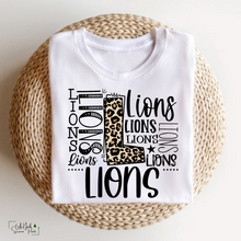 Load image into Gallery viewer, Leopard Mascot Typography