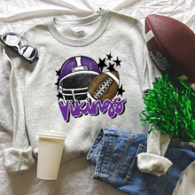 Load image into Gallery viewer, Vikings Football Helmet
