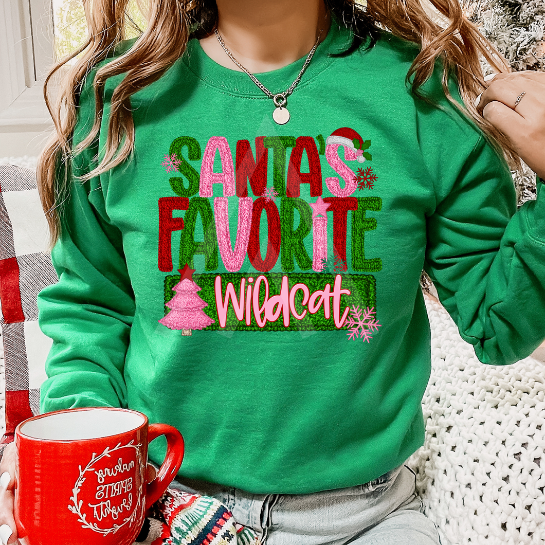 Santa's Favorite CUSTOM WORD