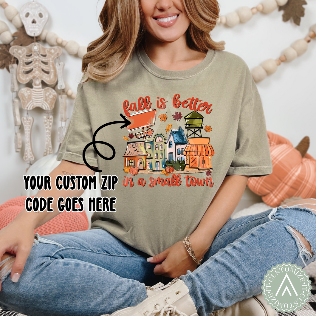 Custom Zip Code Fall Is Better In A Small Town