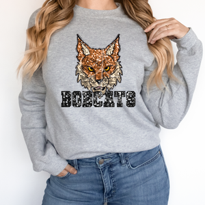 Bobcats Sequin Mascot