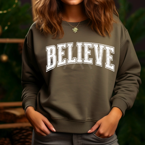 Varsity Distressed Believe