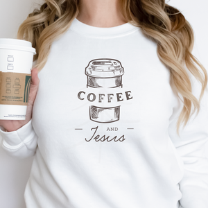 Coffee And Jesus (DTF/SUBLIMATION TRANSFER)