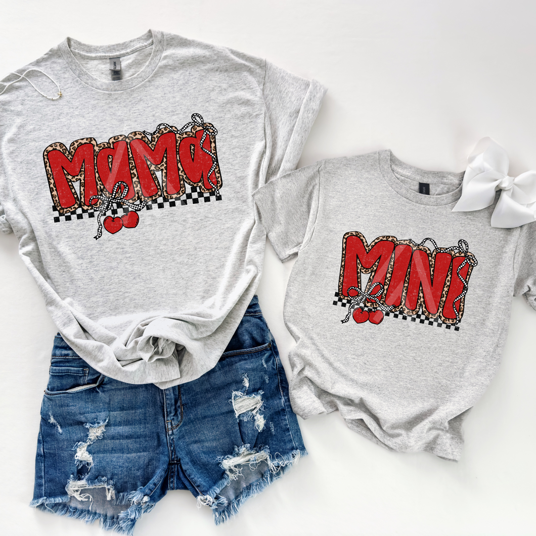 Cherry Cheetah Mama/Mini