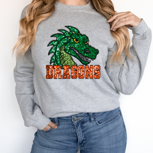 Load image into Gallery viewer, Dragons Sequin Mascot
