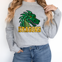 Load image into Gallery viewer, Dragons Sequin Mascot
