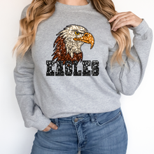 Load image into Gallery viewer, EAGLES SEQUIN MASCOT  (DTF/SUBLIMATION TRANSFER)
