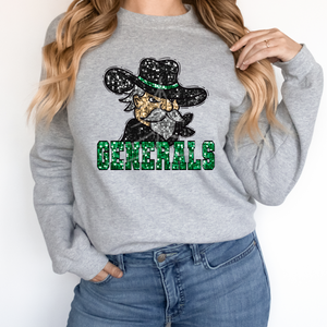 GENERALS SEQUIN MASCOT (DTF/SUBLIMATION TRANSFER)