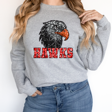 Load image into Gallery viewer, HAWKS SEQUIN MASCOT (DTF/SUBLIMATION TRANSFER)
