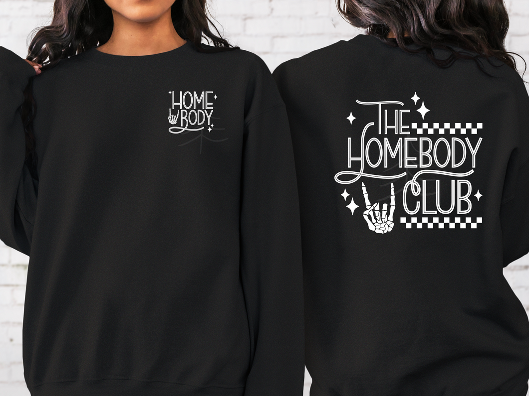 THE HOME BODY CLUB (CHECKERED) (DTF/SUBLIMATION TRANSFER)