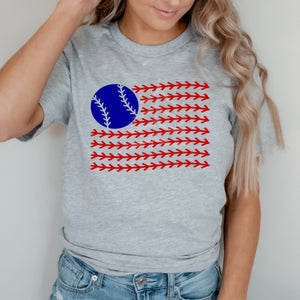 Baseball Stitches Flag