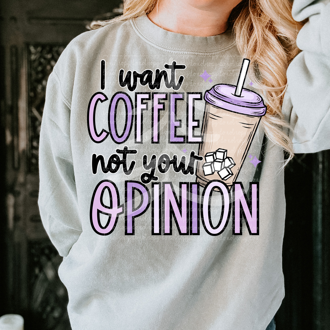 I Want Coffee