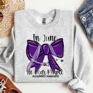 In June We Wear Purple - Alzheimers