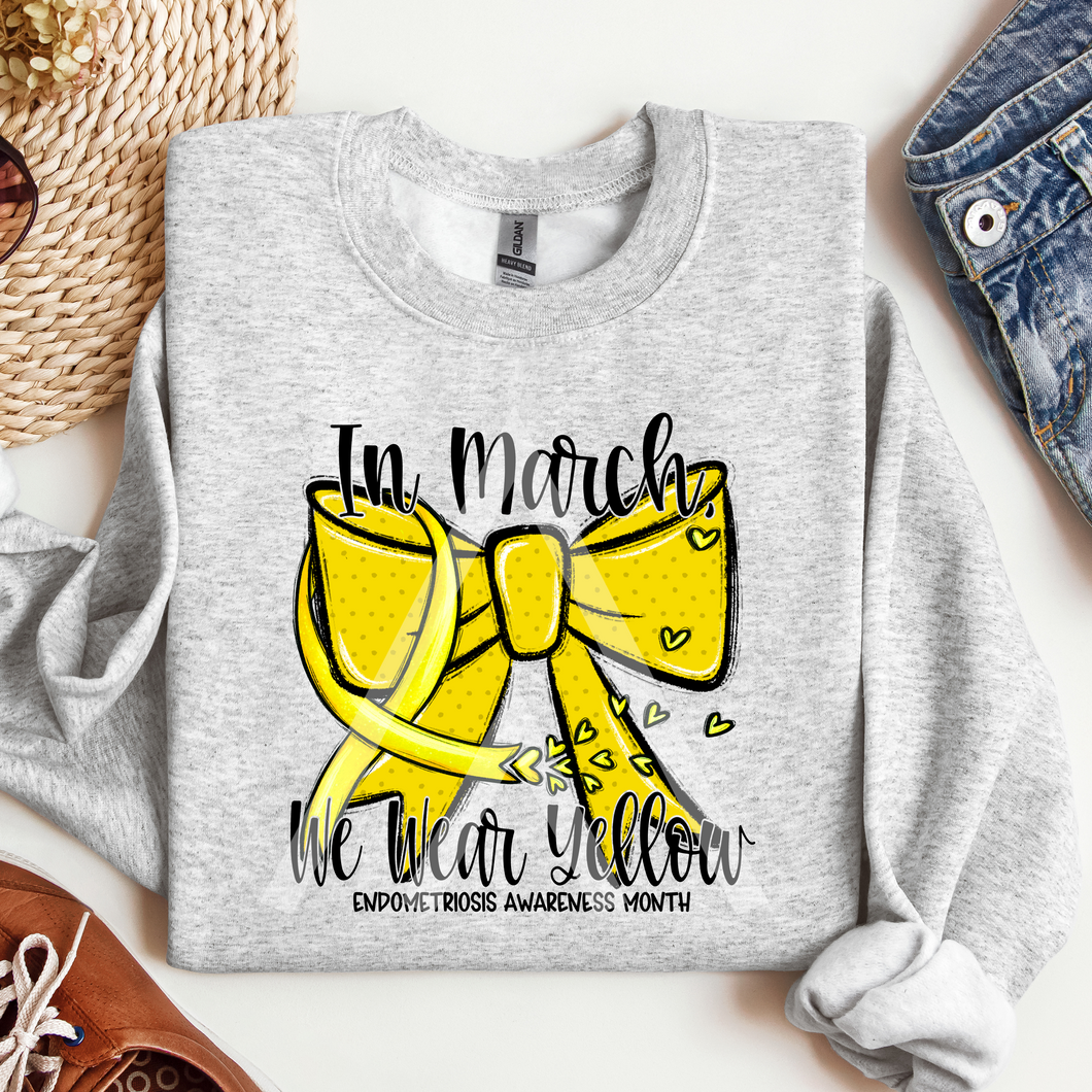 In March We Wear Yellow - Endometriosis